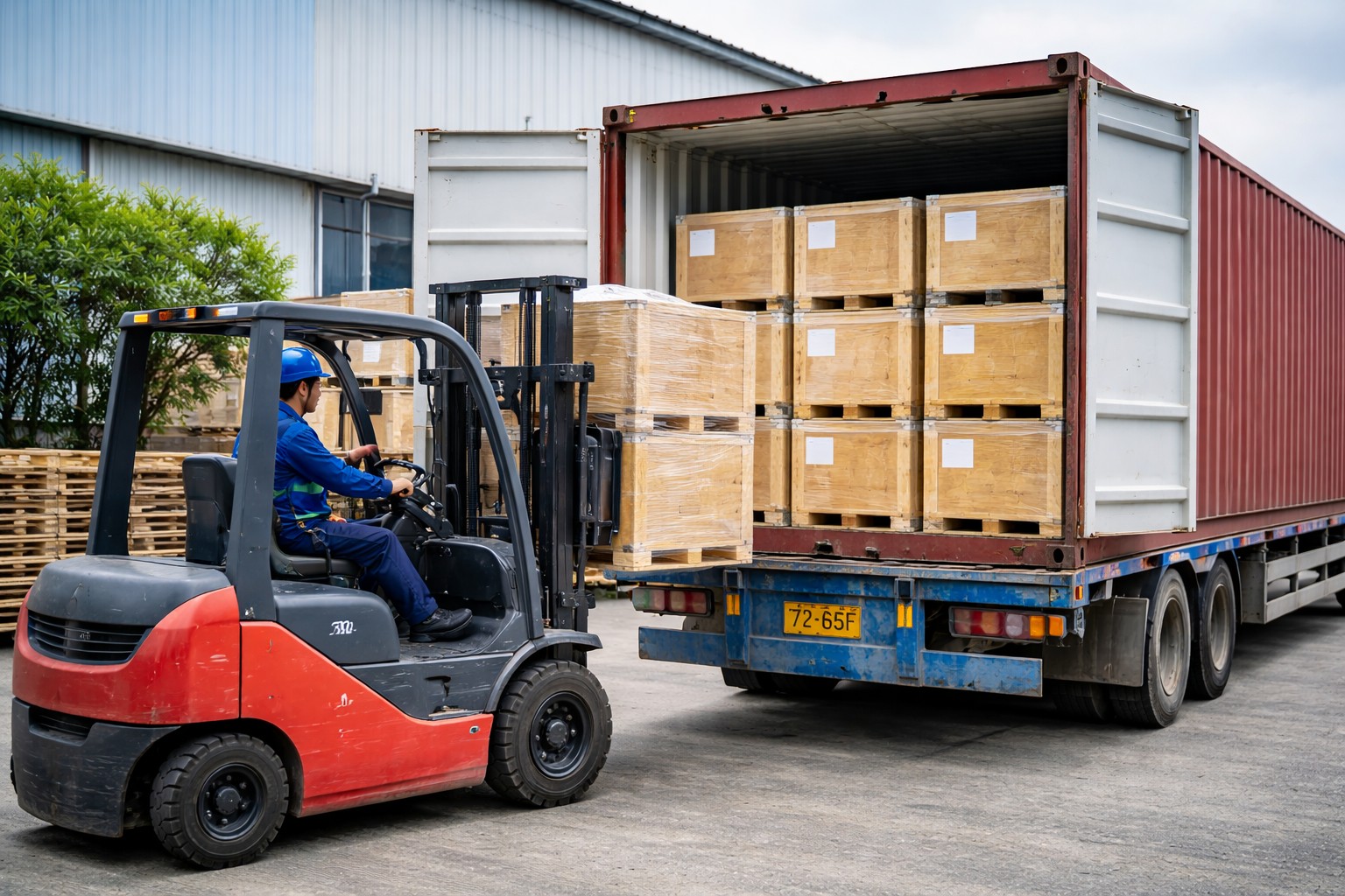 Forged globe valve packing and export delivery