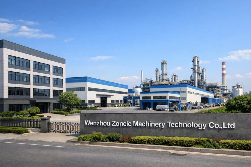 Home Industrial valve manufacturer factory overview with modern production facility