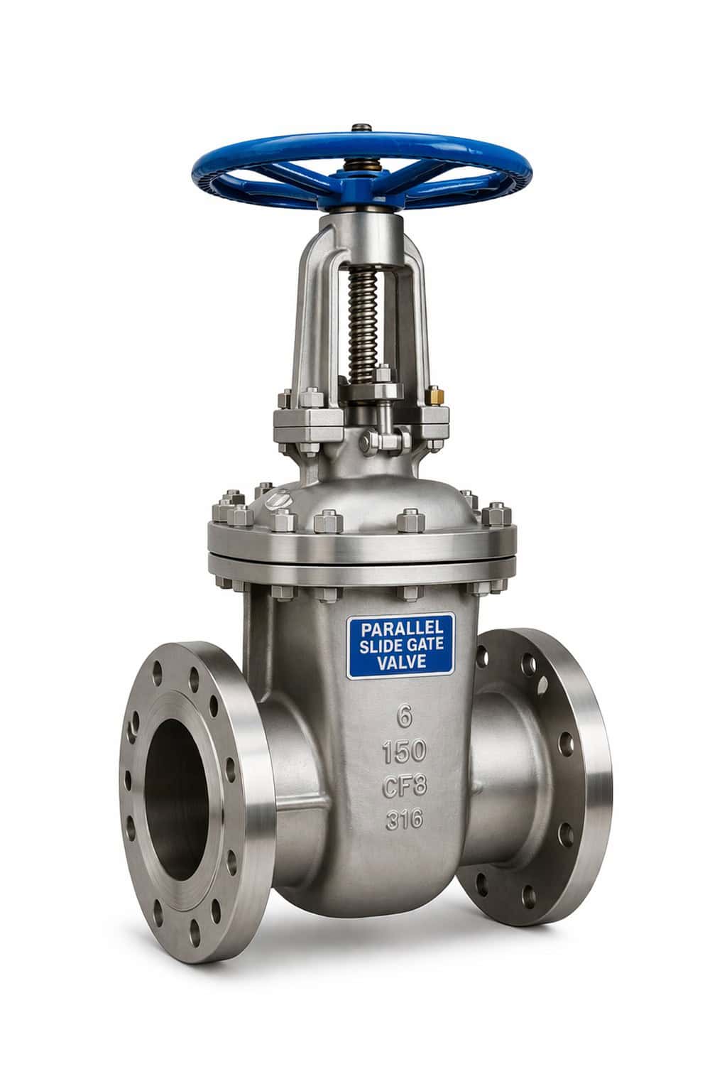 Parallel slide gate valve industrial valve