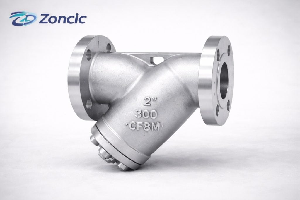 Home Y type strainer stainless steel flanged industrial pipeline filter