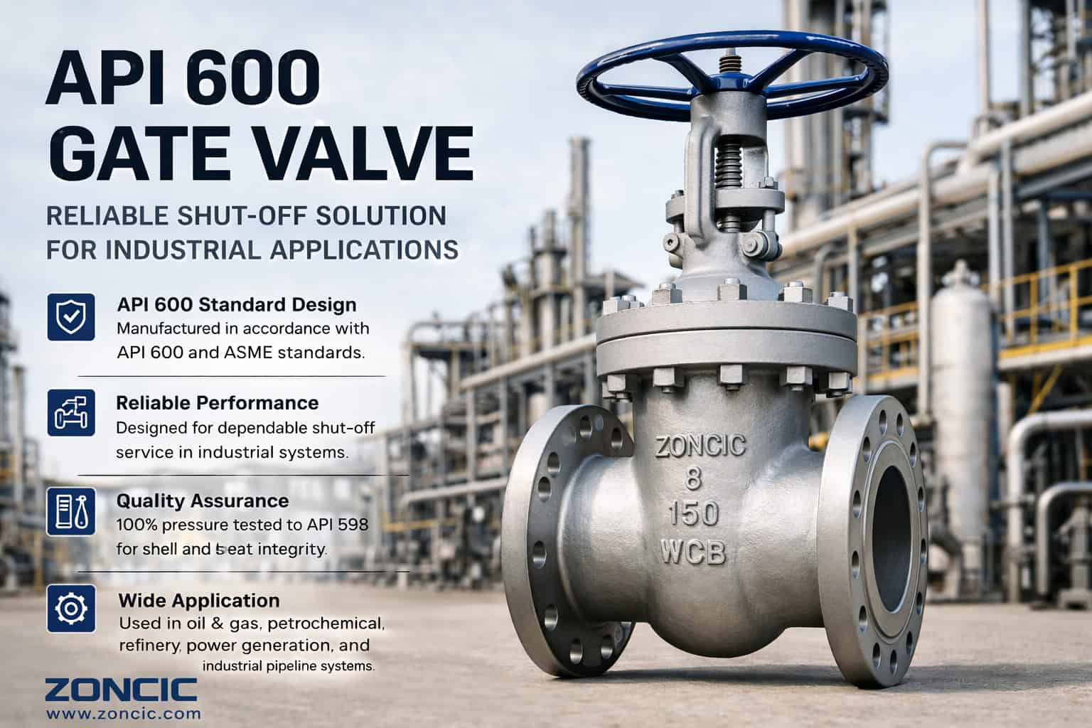 API 600 gate valve manufacturer cast steel industrial gate valve for oil and gas pipeline systems