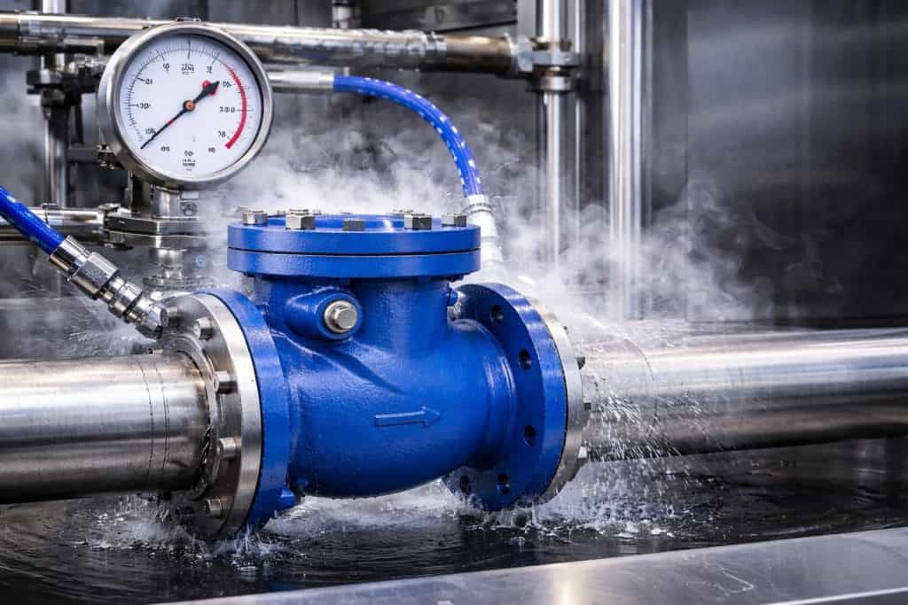 check valve hydrostatic pressure testing for sealing performance inspection