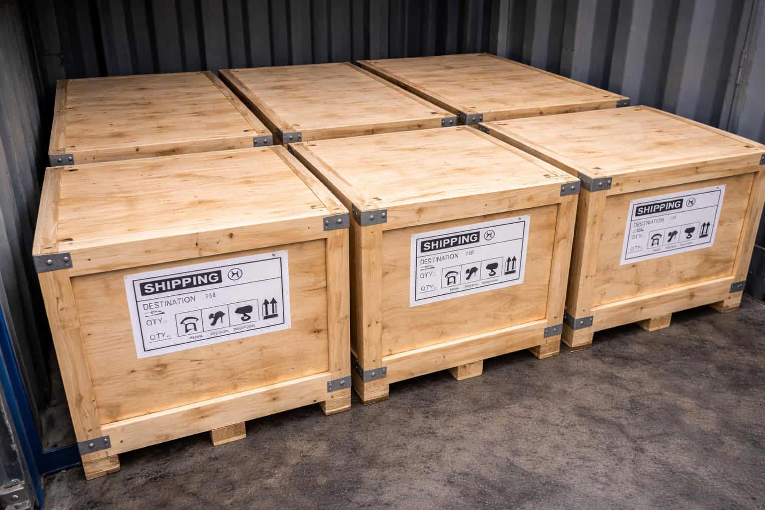 Double flange butterfly valve packing and export delivery