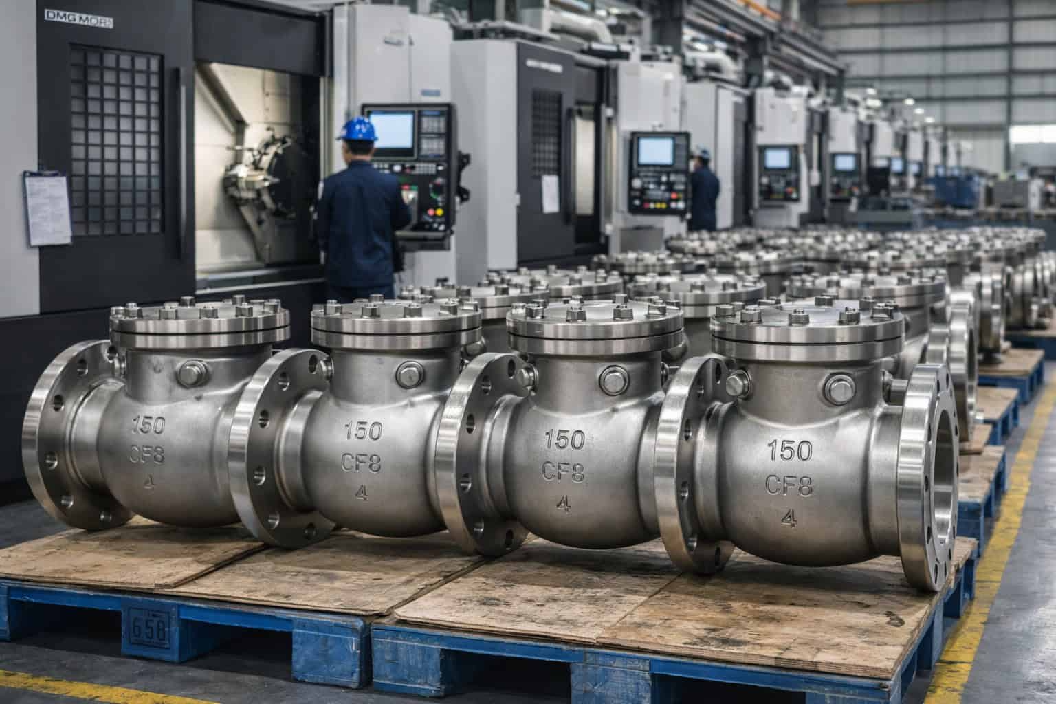 Flanged check valve applications in industrial pipeline systems