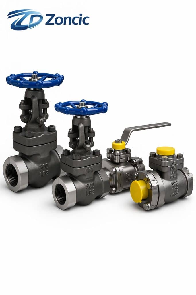 forged steel valve types including gate valve globe valve ball valve and check valve for industrial pipeline systems