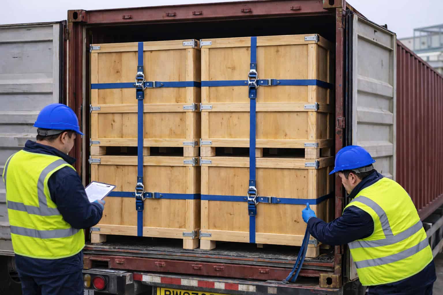 Lift check valve packing and delivery