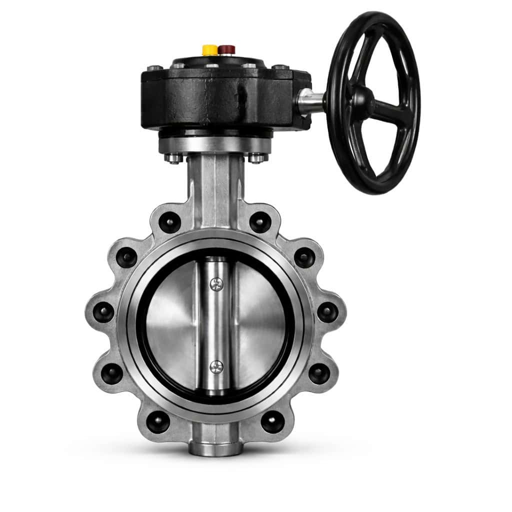 Lug butterfly valve product image industrial pipeline valve