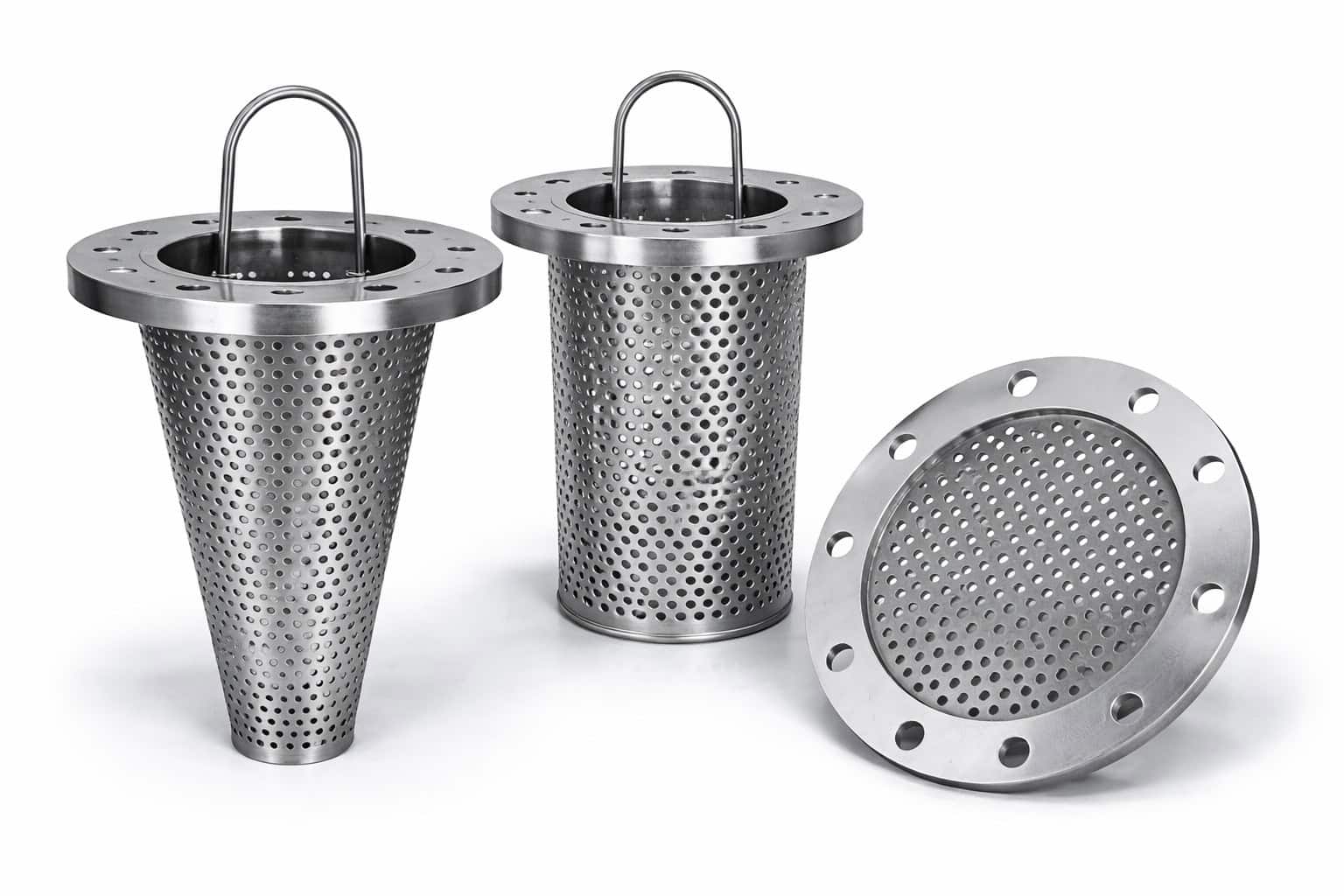 Industrial temporary strainer product image cone strainer and startup pipeline strainer