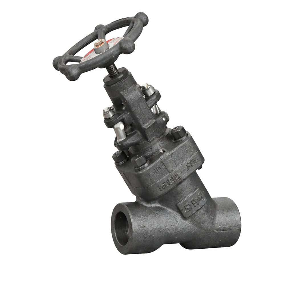 Y pattern globe valve application in steam refinery and industrial system
