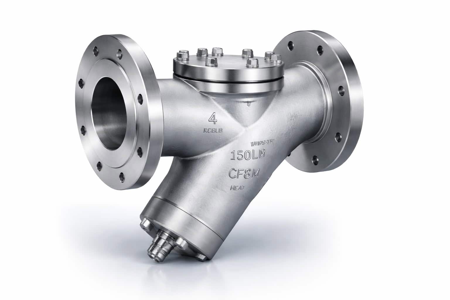 Industrial Y strainer for pipeline filtration