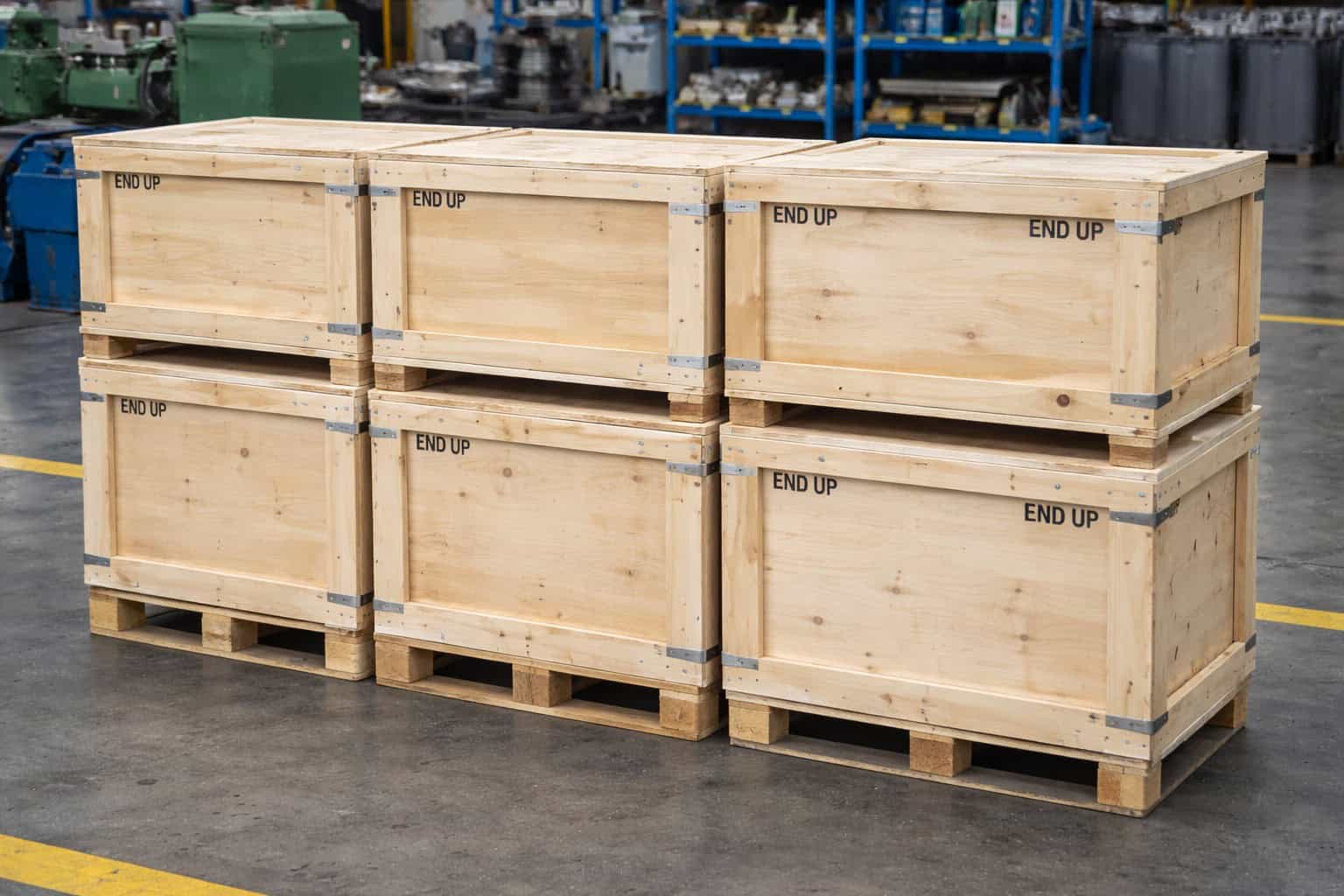 Y strainer export packing in wooden case for shipment