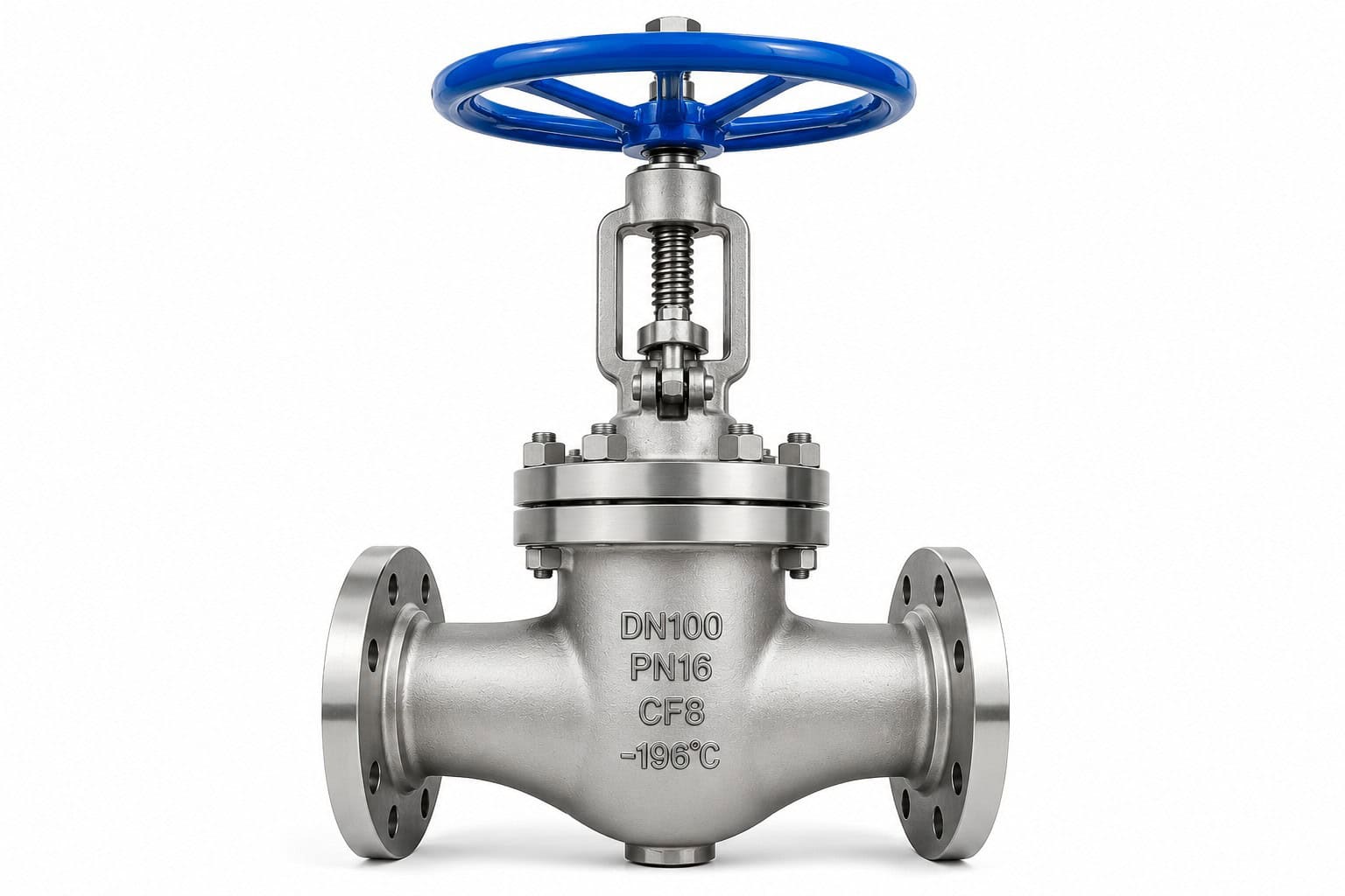 Cryogenic globe valve manufacturer extended bonnet low temperature globe valve for LNG and liquid nitrogen systems