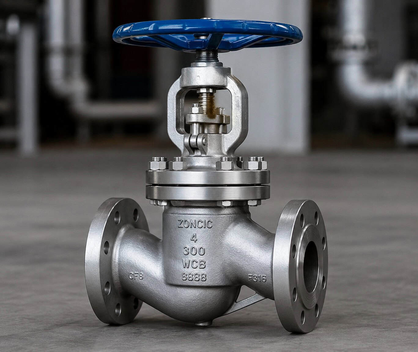 Flanged globe valve manufacturer for industrial oil and gas pipeline systems
