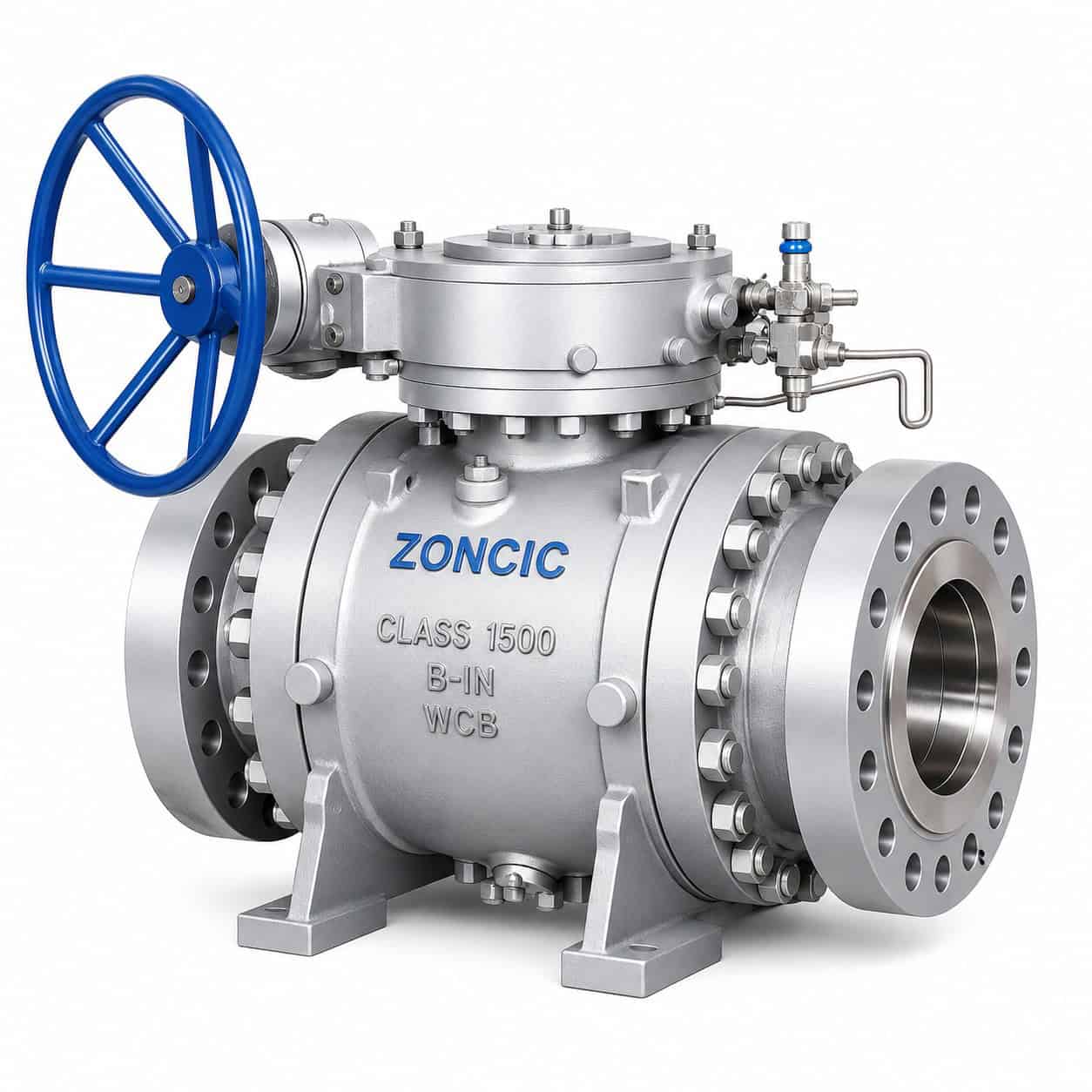 high pressure trunnion ball valve manufacturer for Class 600 Class 900 Class 1500 oil and gas pipeline service